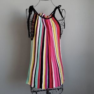 NY&CO Long Striped Tie Top Tank
